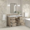 Lorelai 48" Single (Vanity Only Pricing) in Whitewashed Oak
